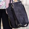 Ledershopper in  blau – Bild 3
