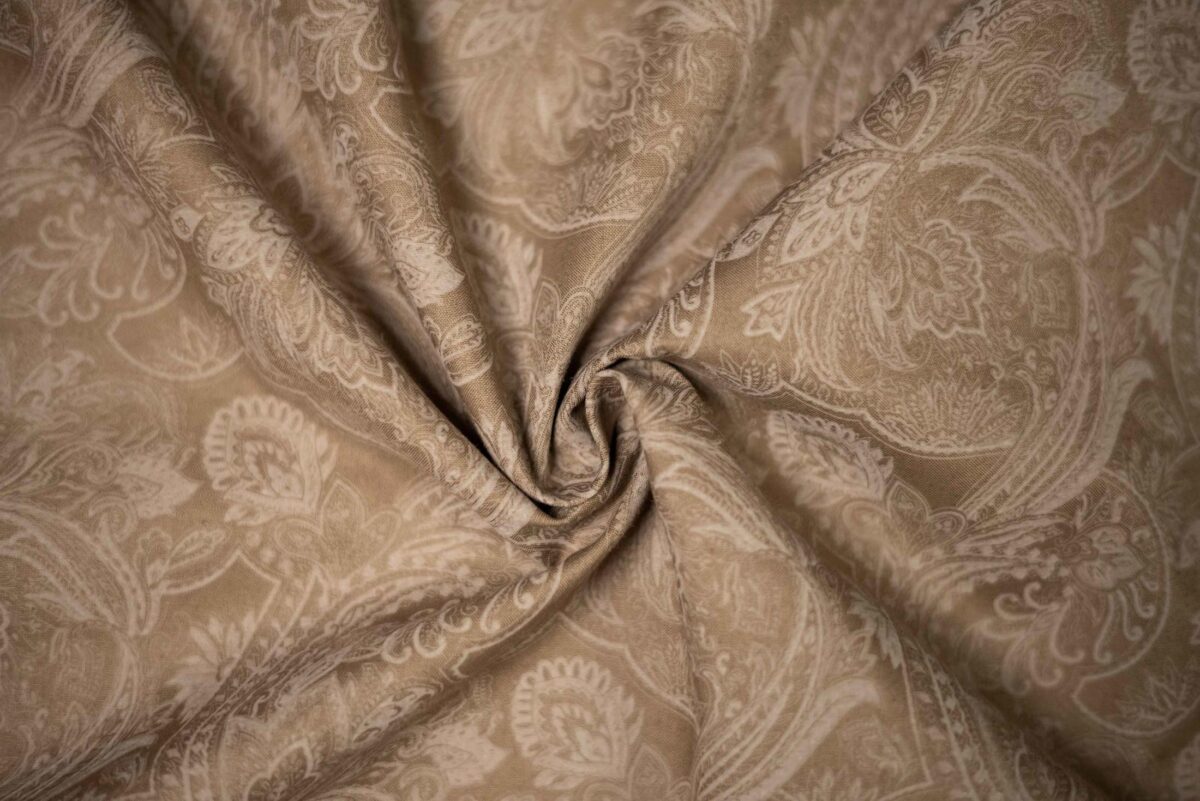 Baumwolle taupe Allover
