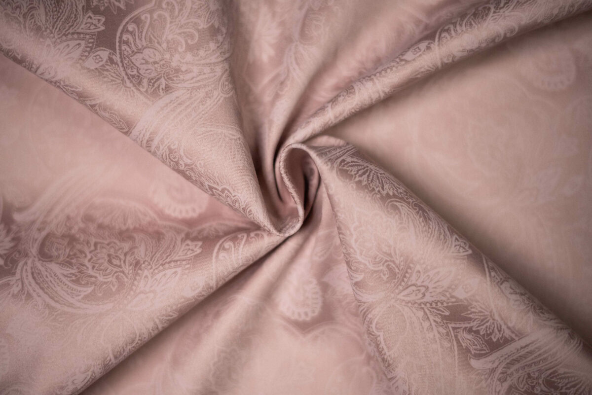 Baumwoll-Satin rosenholz hell Allover