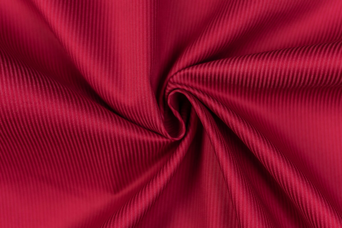 Baumwollsatin rot Streifen