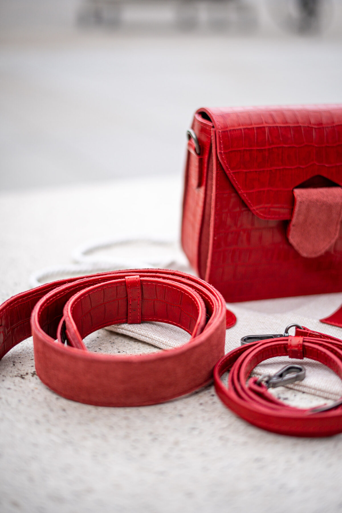 Schultertasche aus Kalbsleder – Bild 3