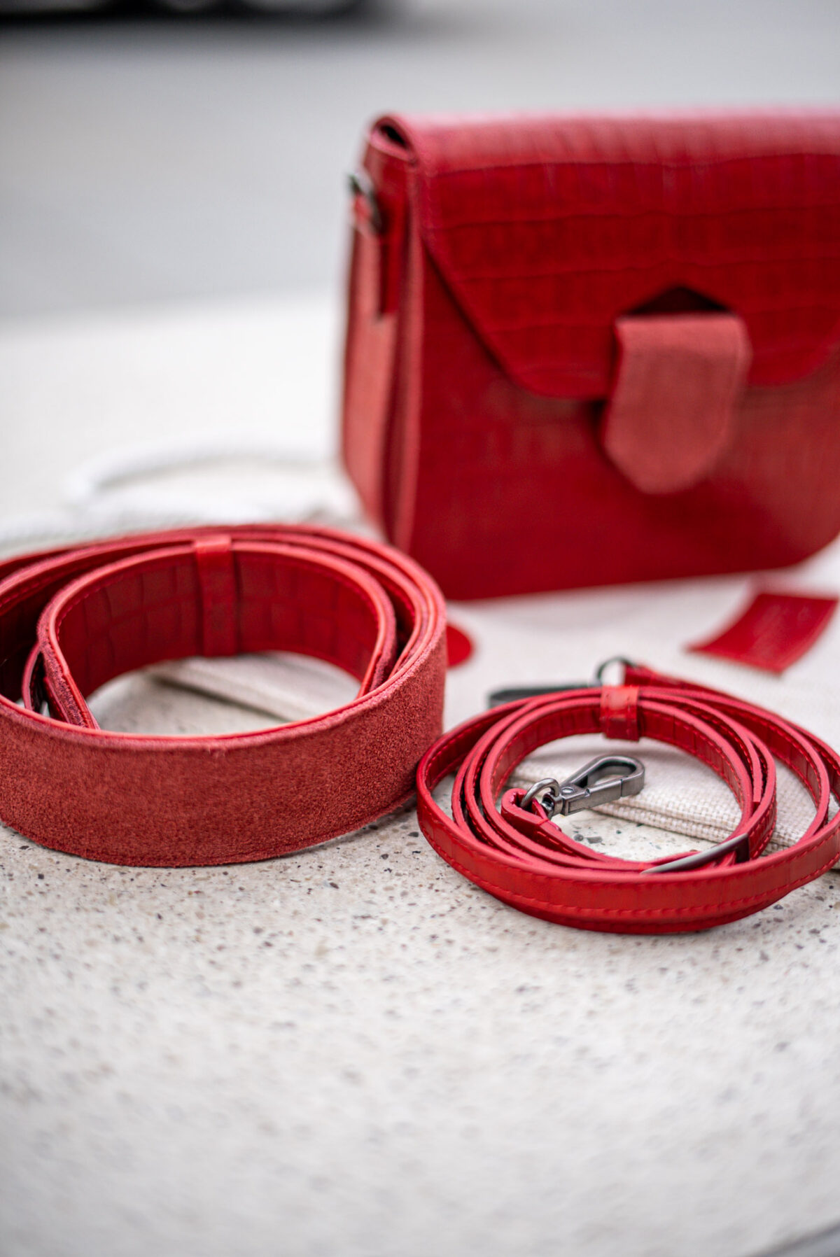 Schultertasche aus Kalbsleder – Bild 4