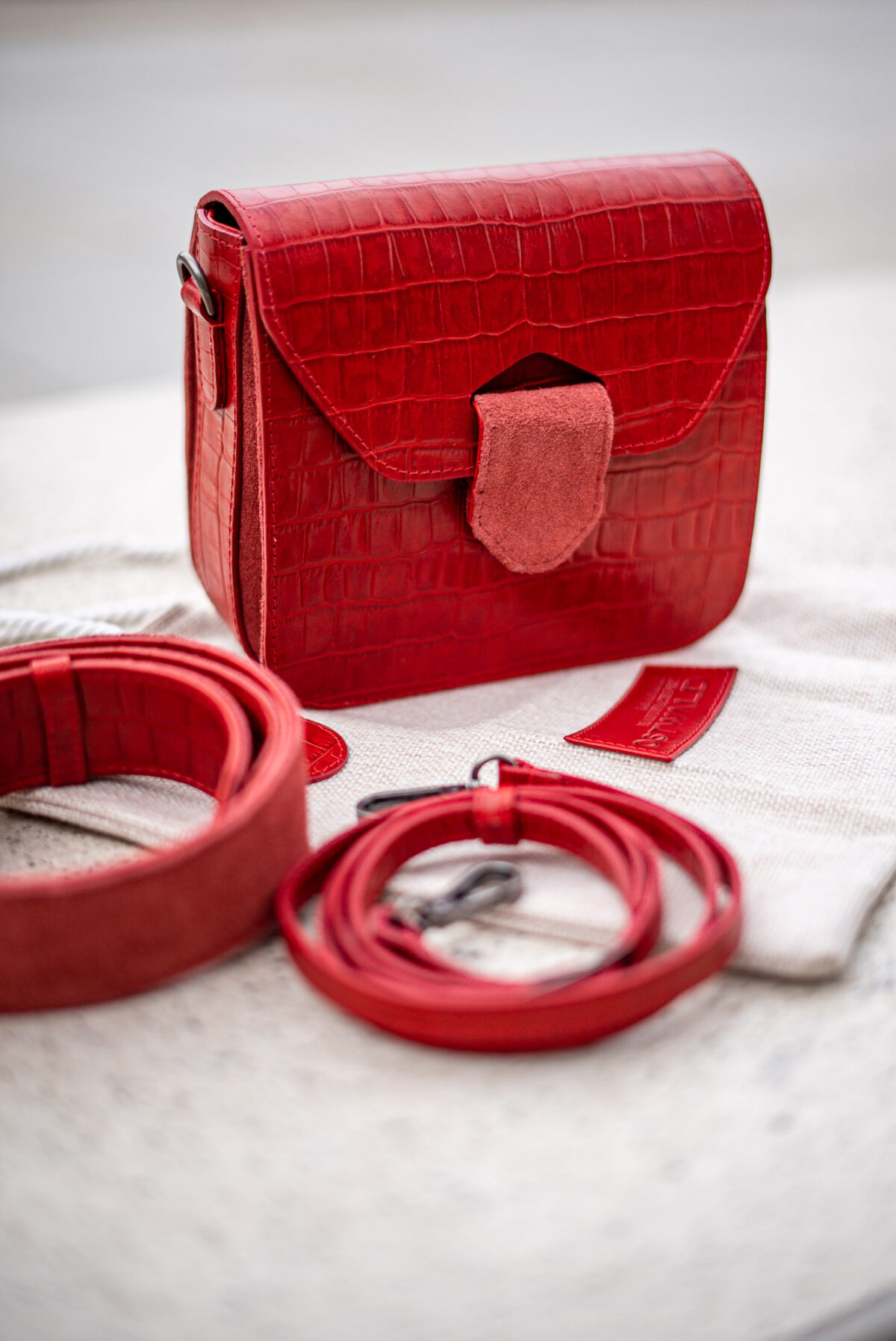 Schultertasche aus Kalbsleder – Bild 5