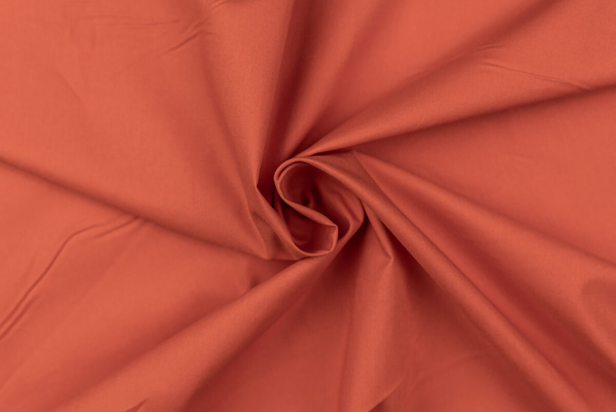 Baumwollstoff orange Uni