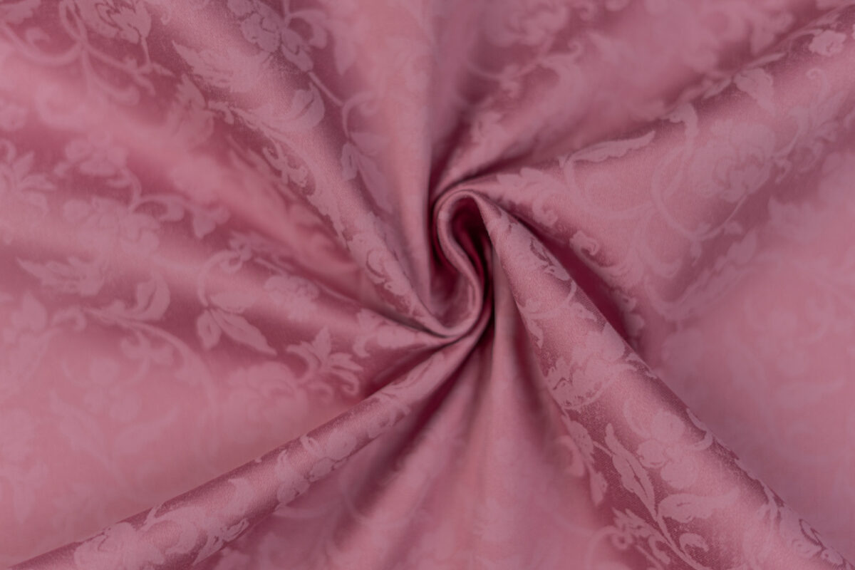 Baumwollsatin rosenholz Allover