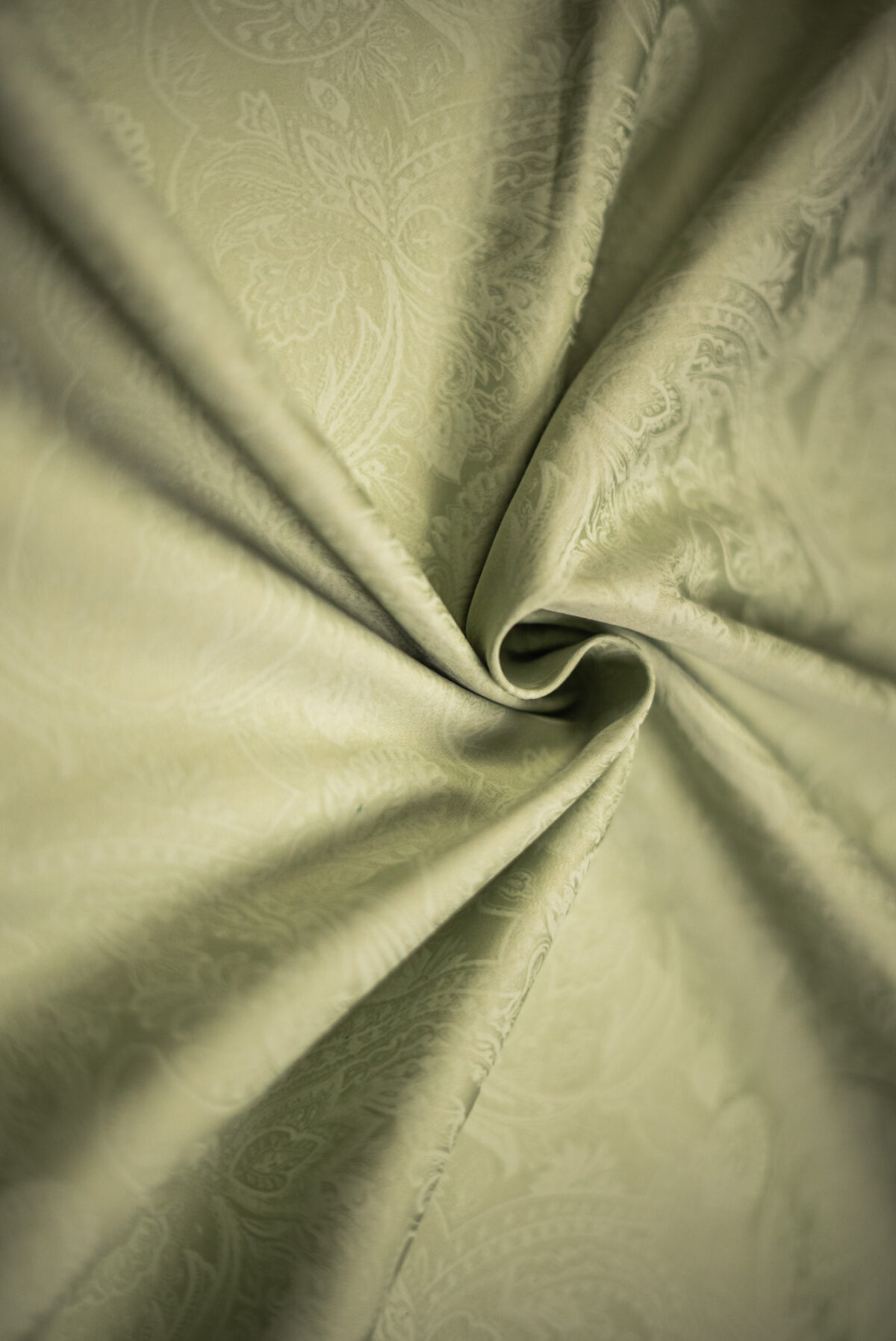 Baumwollsatin pastellgrün Modeldruck