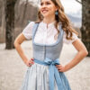Dirndlbluse mit Stickerei weiss – Bild 2