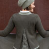 Strickjacke mit Quetschfalte grün – Bild 2