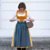 Dirndl "Gerlinde" mit Seidenschürze – Bild 3