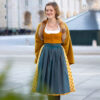 Dirndl "Gerlinde" mit Seidenschürze – Bild 6