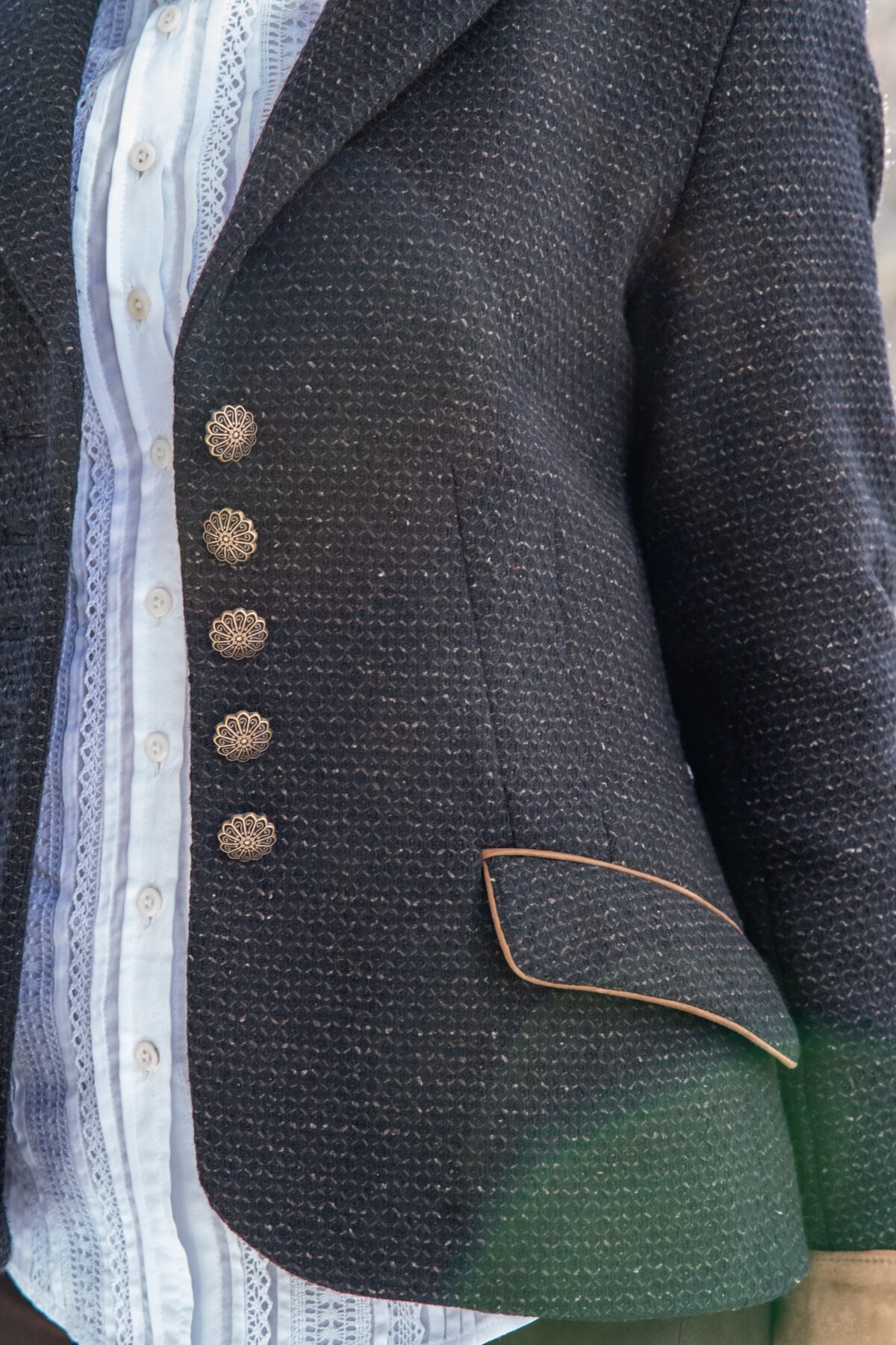 Blazer in dunkelbraun – Bild 2
