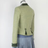 Strickjacke mit Kellerfalten hellgrün – Bild 3