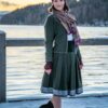 kurze Strickjacke mit Stickerei grün – Bild 5