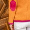 Strickjacke in Walk orange mit pink – Bild 2