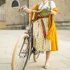 Dirndl "Toni" in salbei-kurkuma – Bild 5