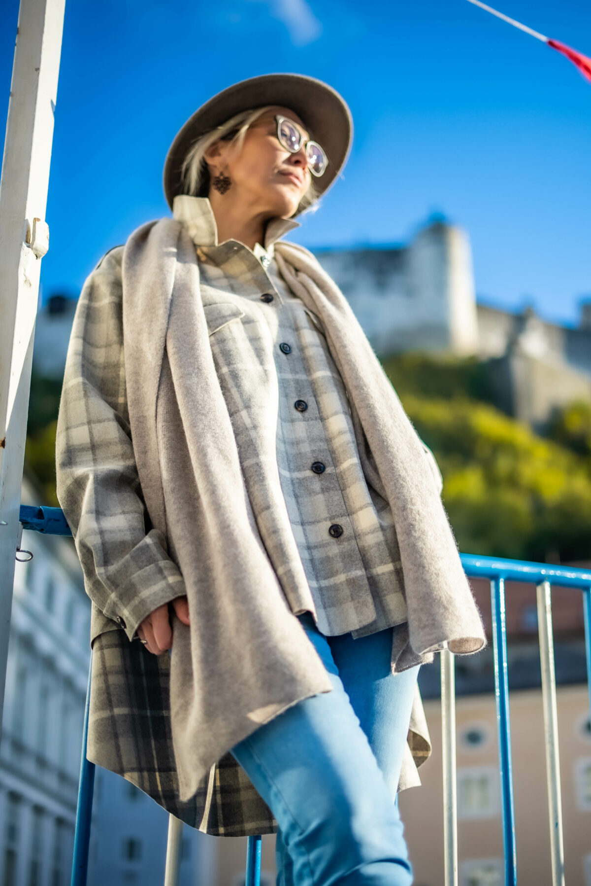 trendiges Cape oversized