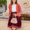Tasche aus Samt in altrosa - Image 2