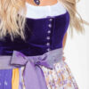 Samtdirndl "Josefine" mit Seidenschürze – Bild 2