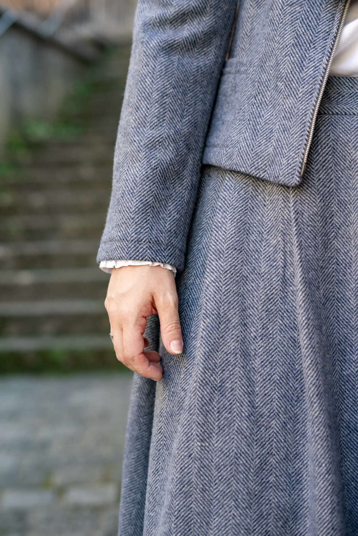 Kurze Damenlodenjacke – Bild 2