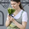 Festtagsdirndl mit Seidenschürze – Bild 3