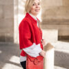 Strickjacke kurzarm rot - Image 2