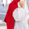 Strickjacke kurzarm rot - Image 3