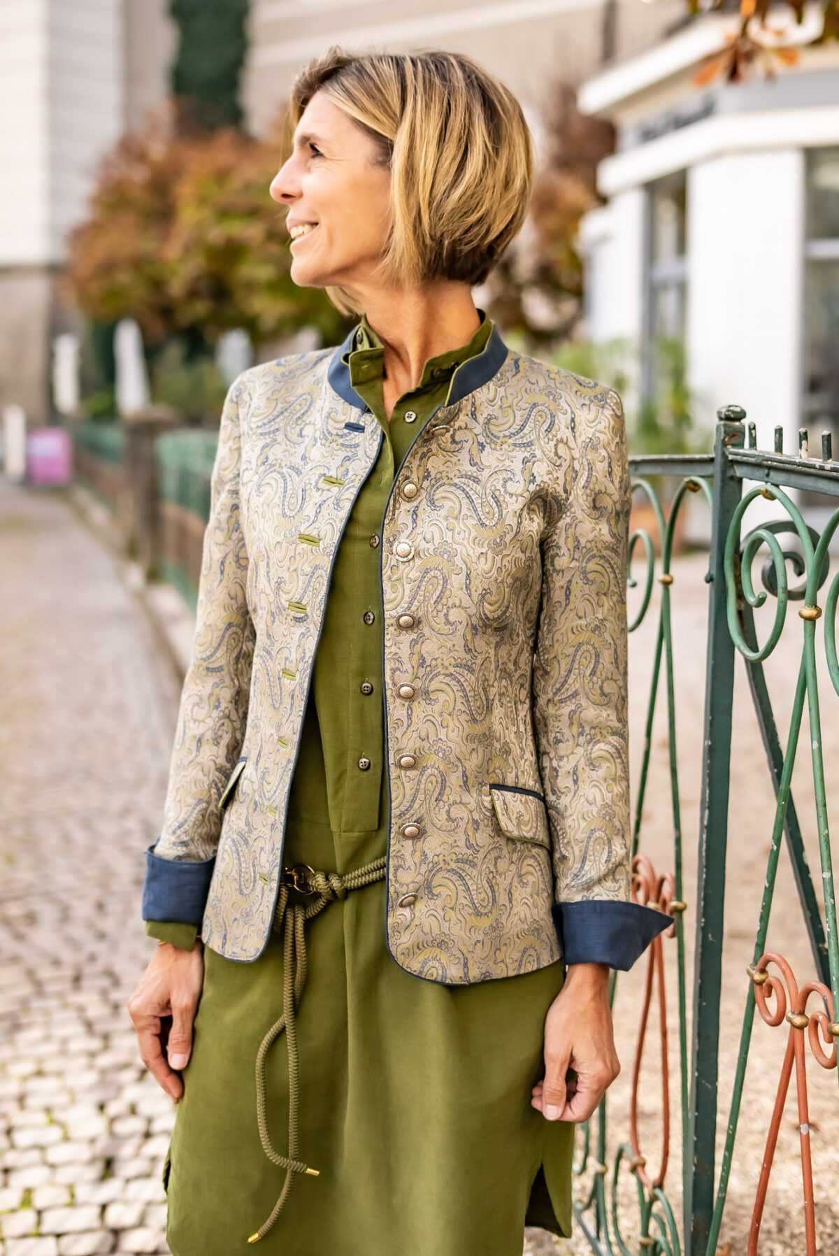 Damenblazer mit Paisleymuster – Bild 2