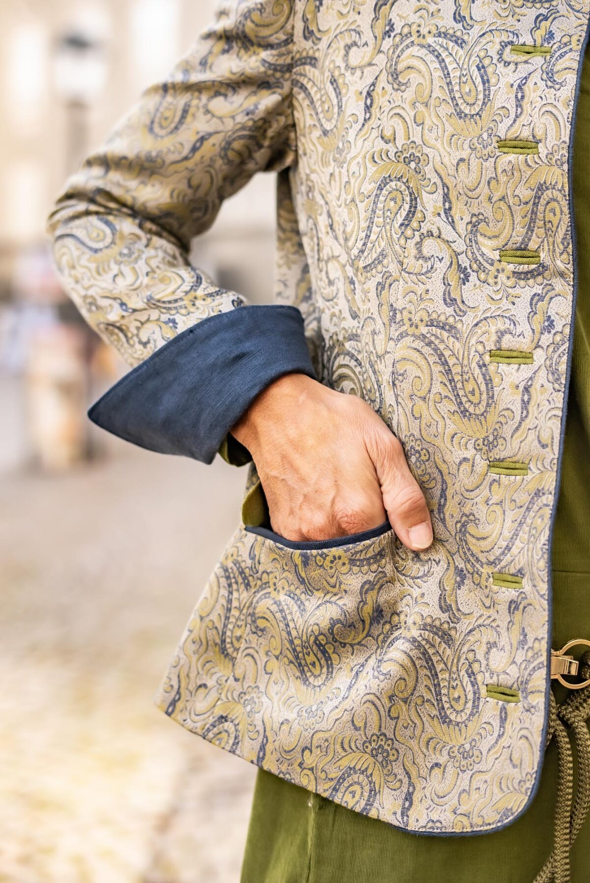 Damenblazer mit Paisleymuster – Bild 3