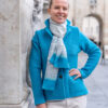 Damenstrickjacke türkis – Bild 2