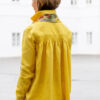 Leinenbluse gelb – Bild 2