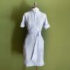 Blusenkleid in Leinen dunkelblau – Bild 8
