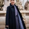 Lodenmantel mit Kellerfalte schwarz – Bild 2