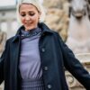 Lodenmantel mit Kellerfalte schwarz – Bild 4