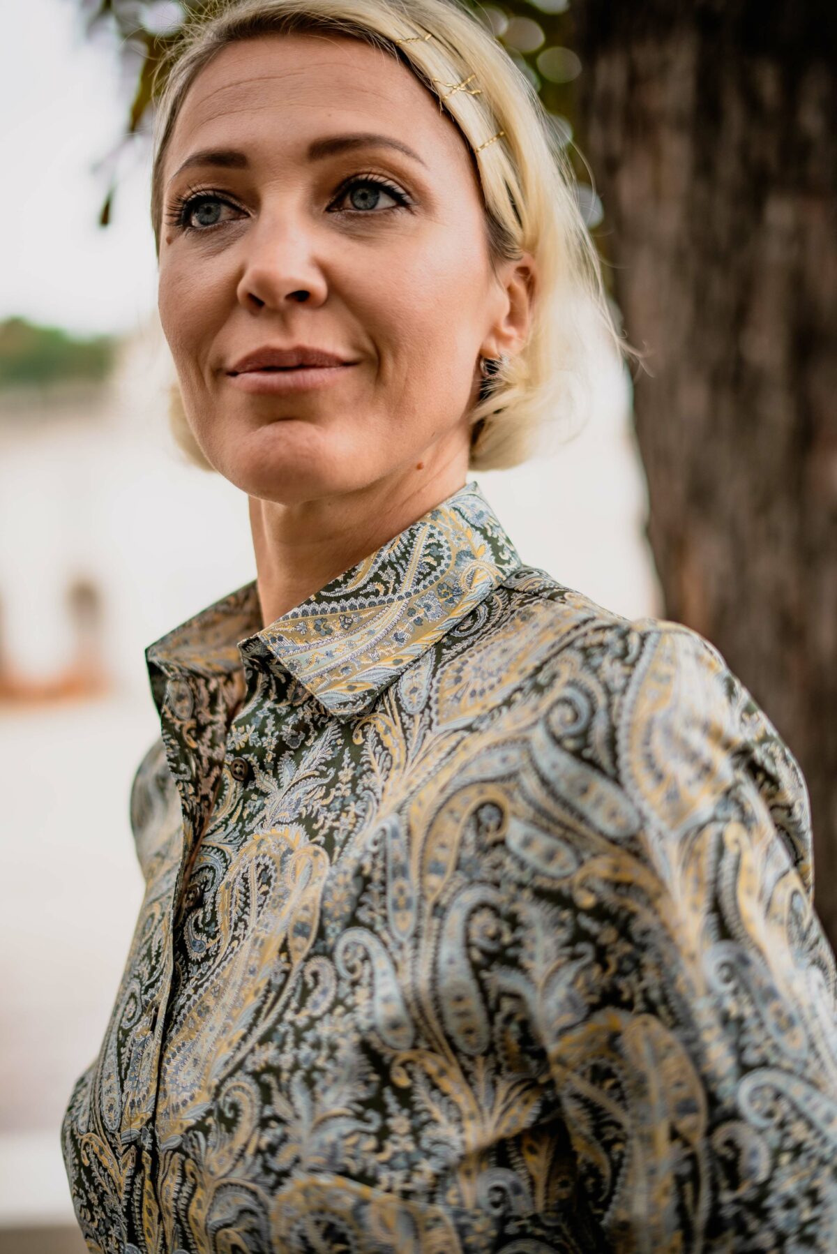 Damenbluse mit Paisleydruck – Bild 4