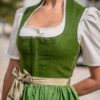 Lodendirndl mit Seidenschürze – Bild 4