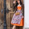 Damenstrohhut orange – Bild 5