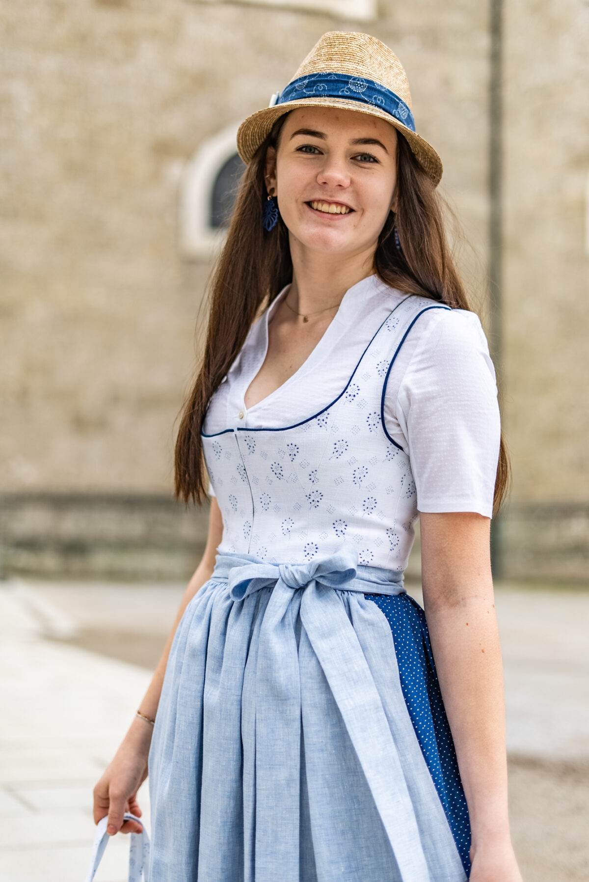 Heimatwerk Dirndl Vergissmeinnicht