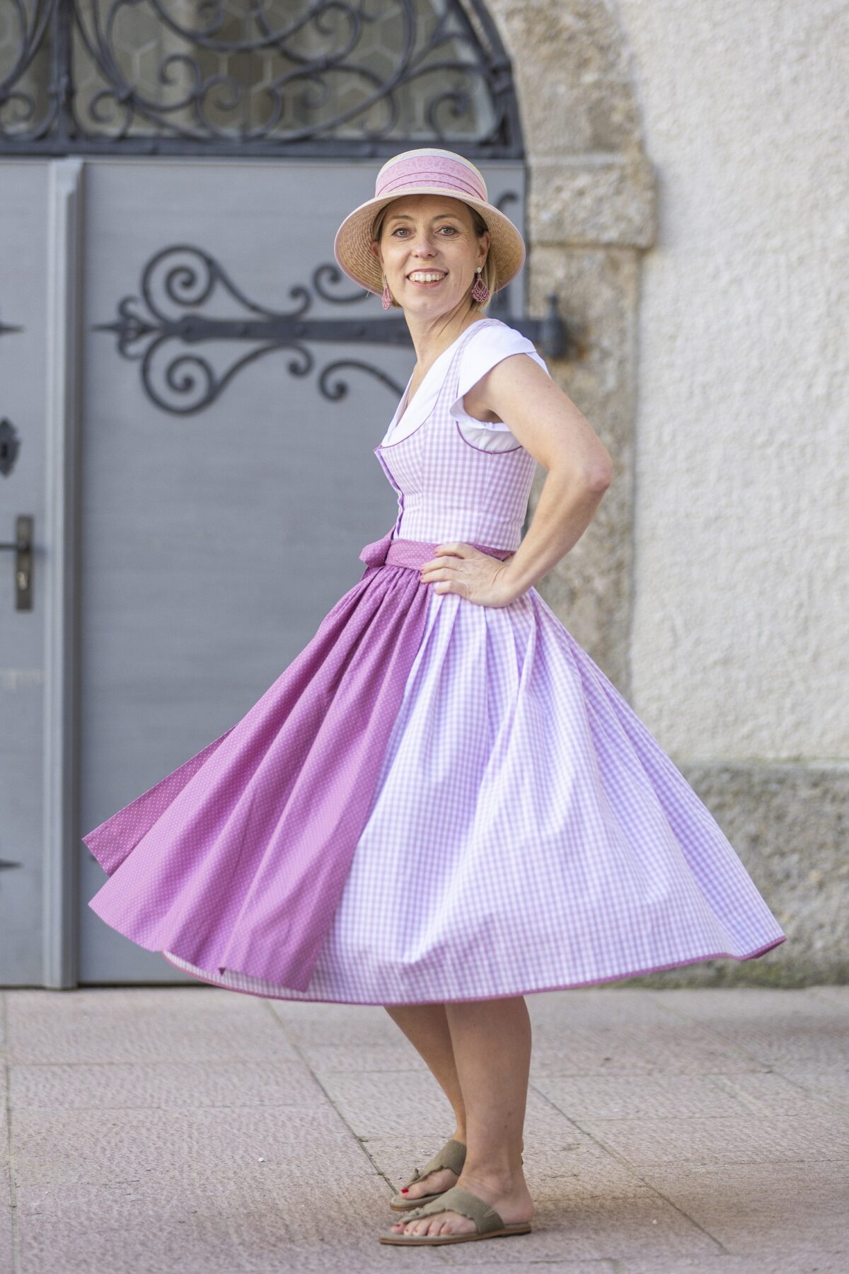 Heimatwerk Dirndl Karo