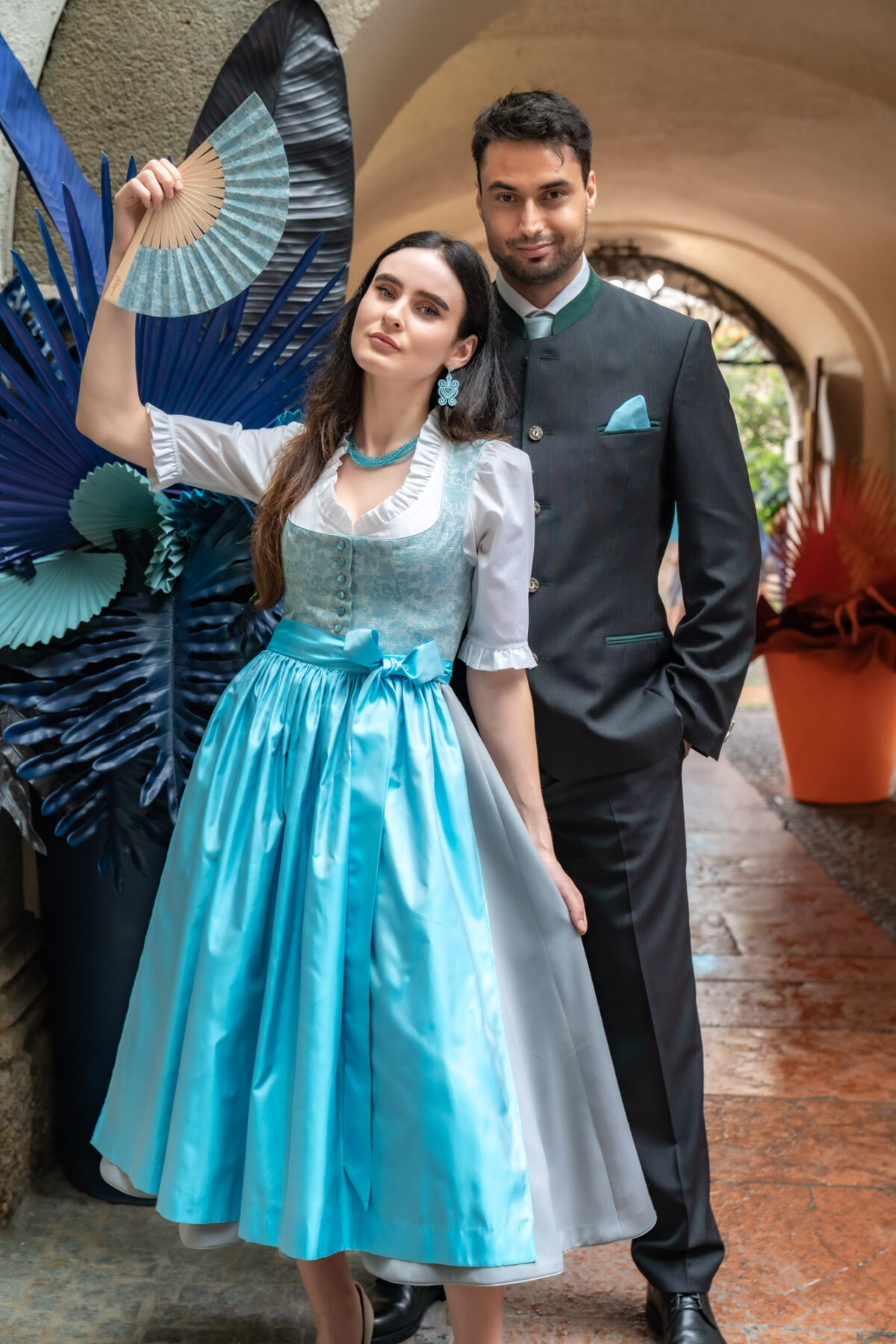 Heimatwerk Festdirndl Jade