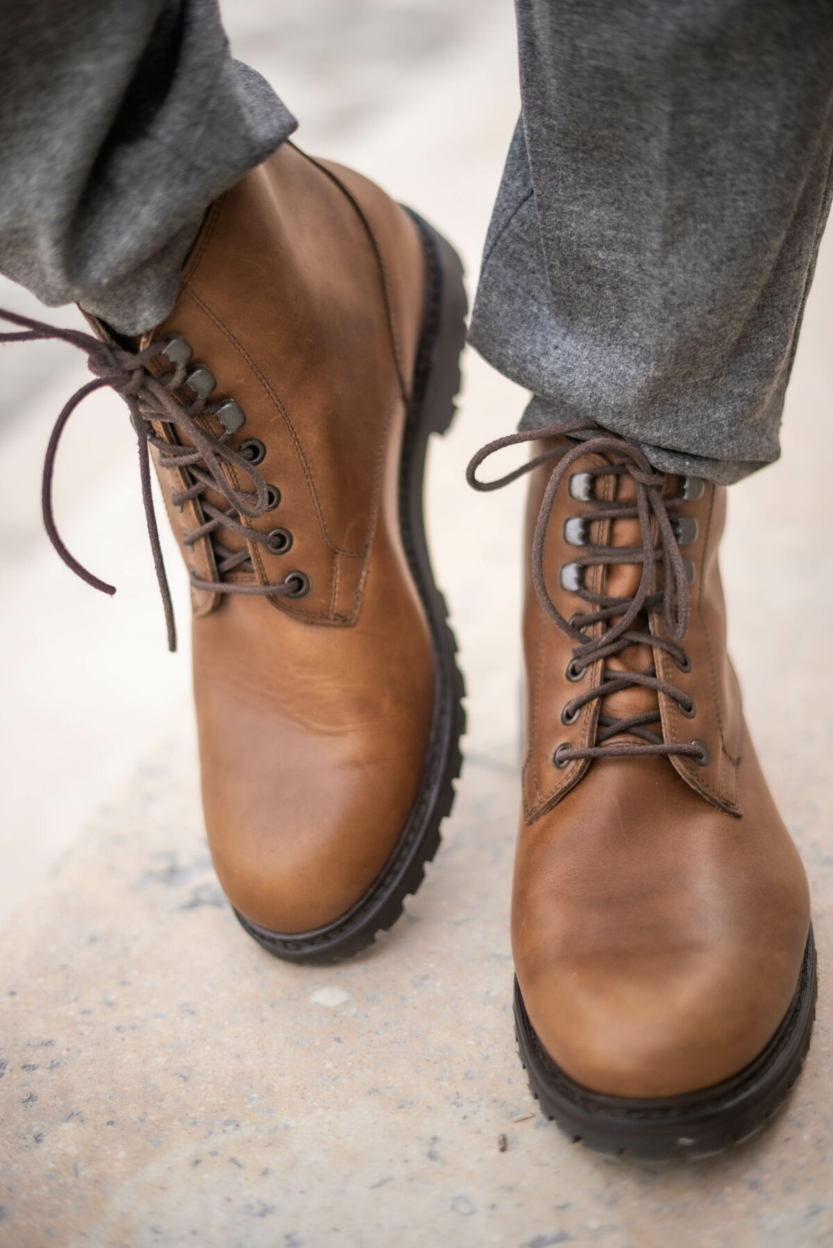 Herrenschuh in Rindsleder
