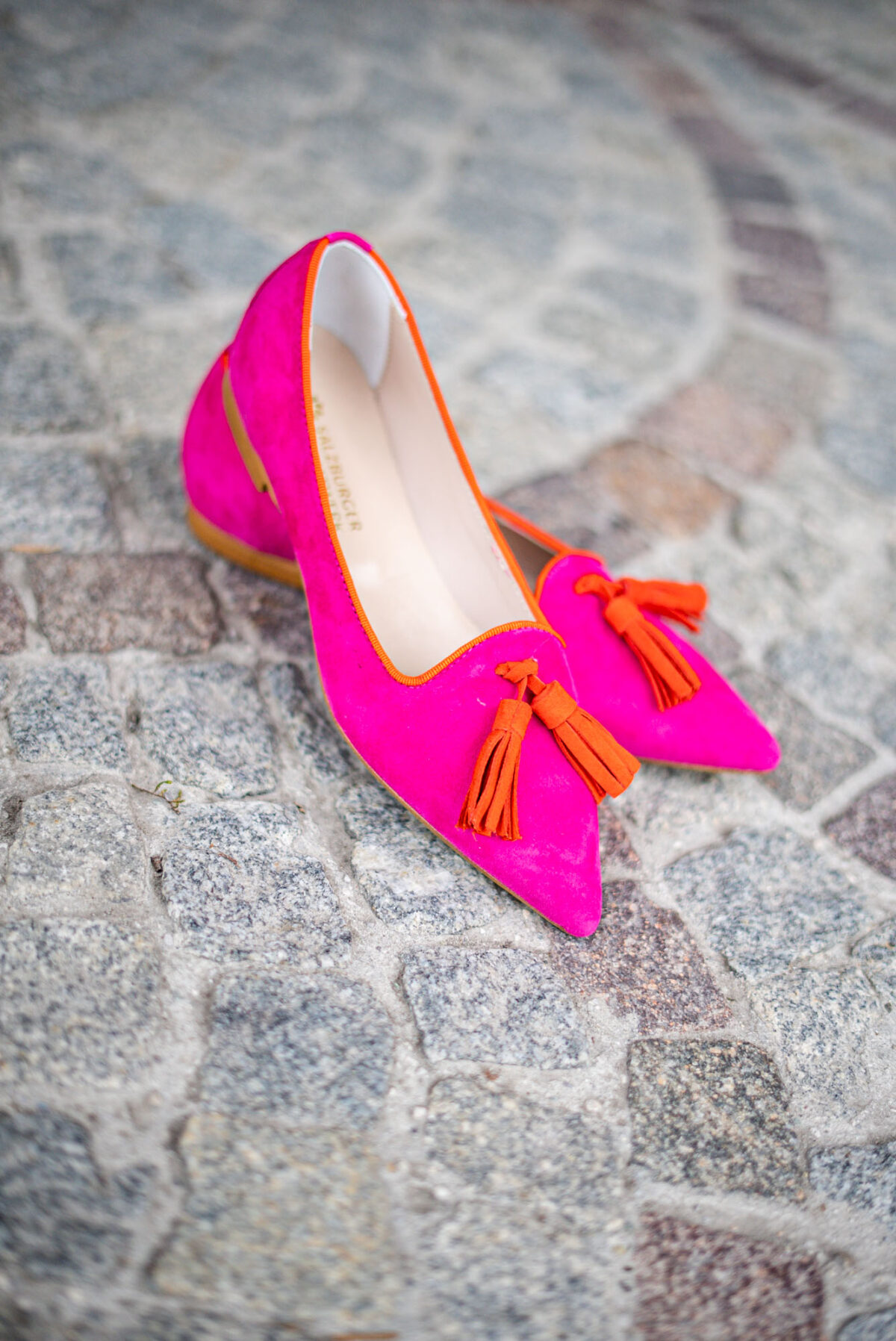 Leder Damenschuh mit Quaste – Bild 2