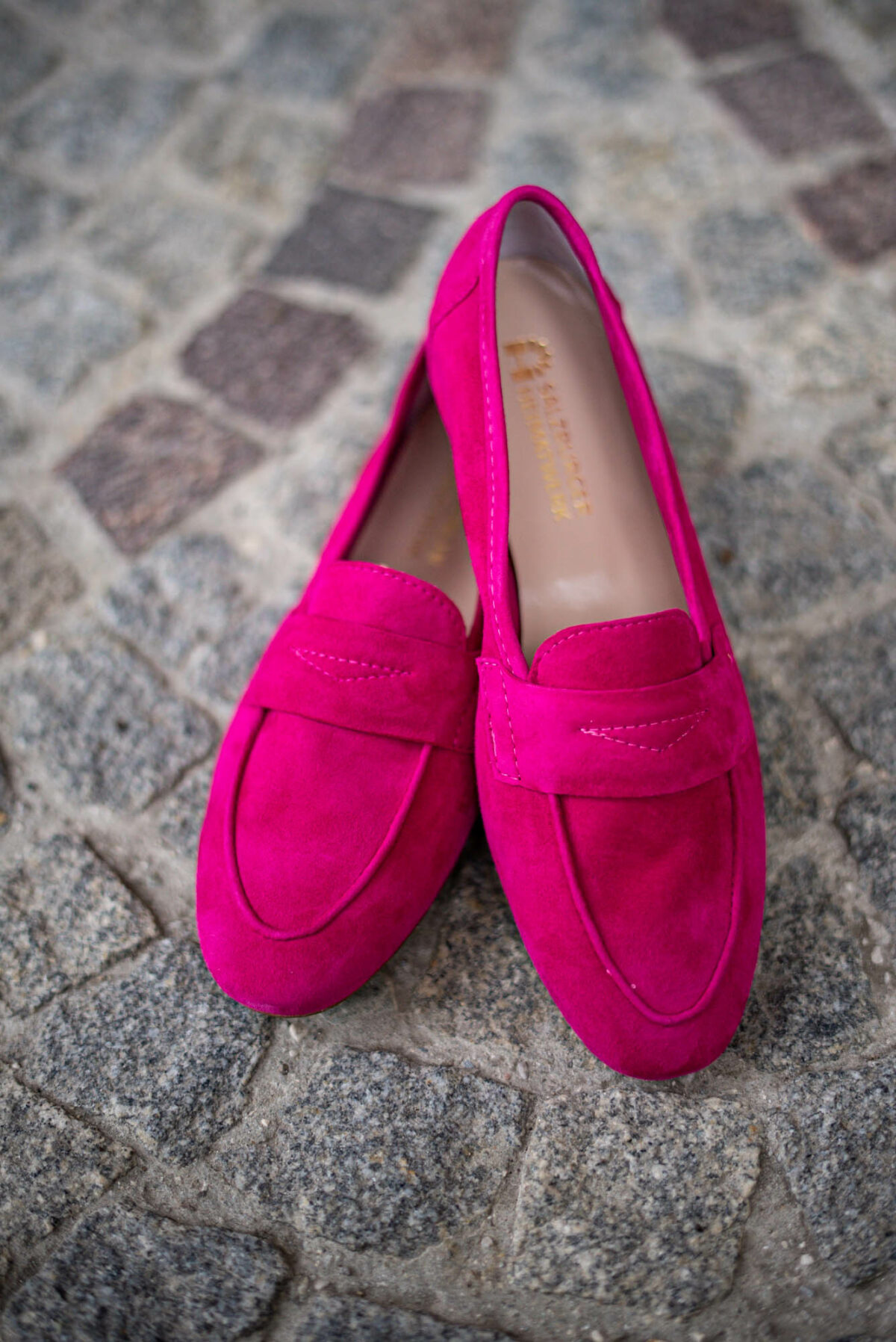 Leder Damenschuh Pink – Bild 2