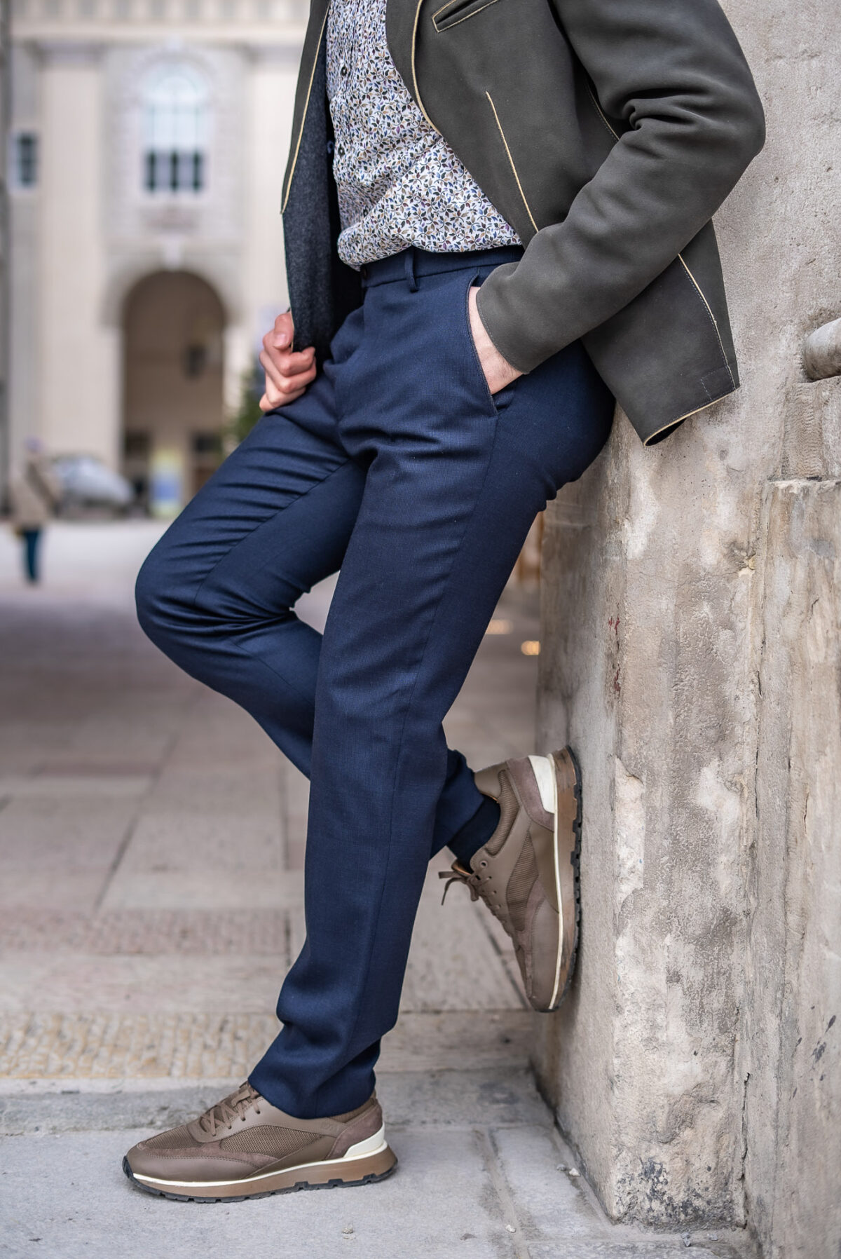 Herrenhose marine