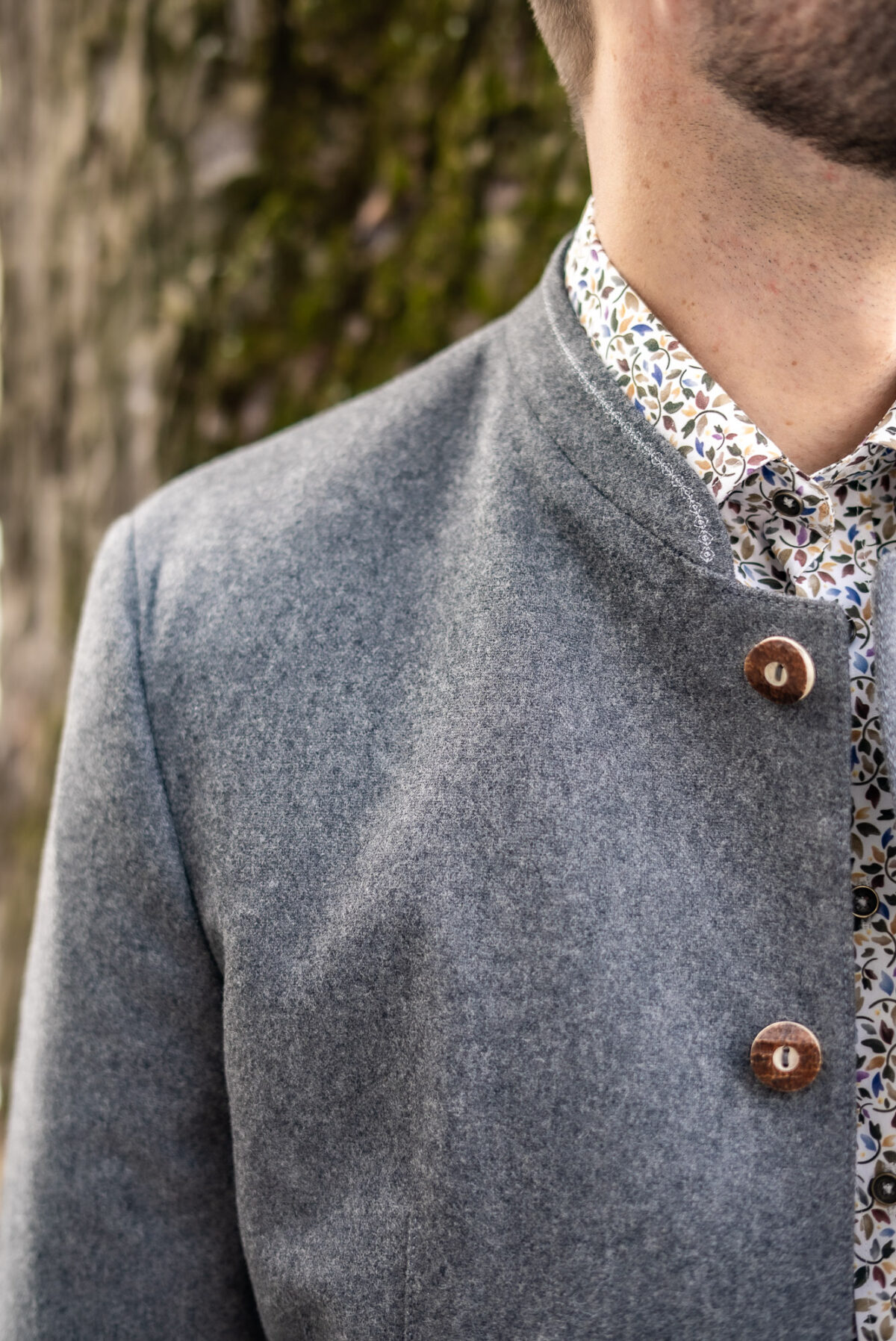 Herrenjacke Loden – Bild 2