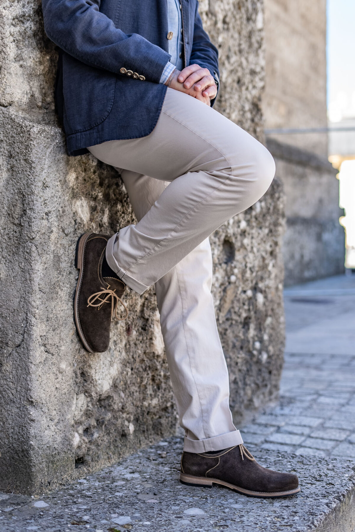 Herrenhose beige