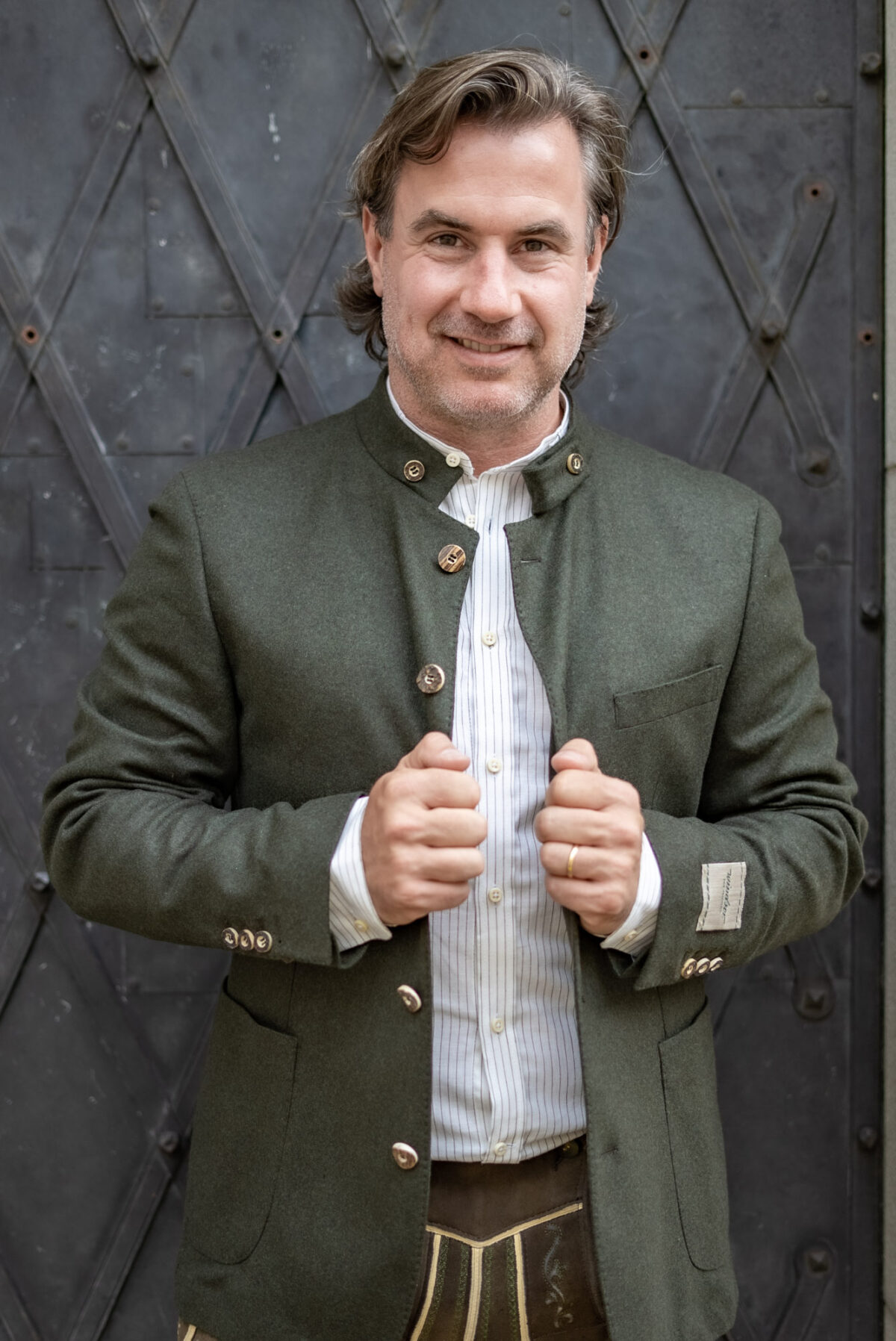 Herren-Kaschmir-Jacke