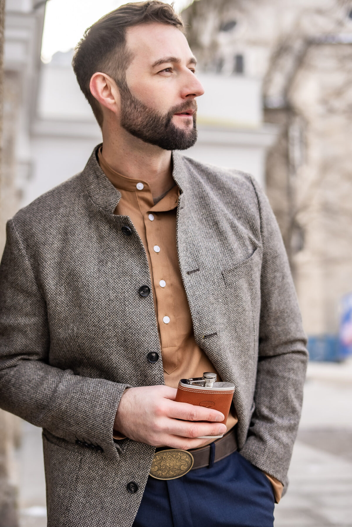 Herrenjacke aus Schurwolle – Bild 2