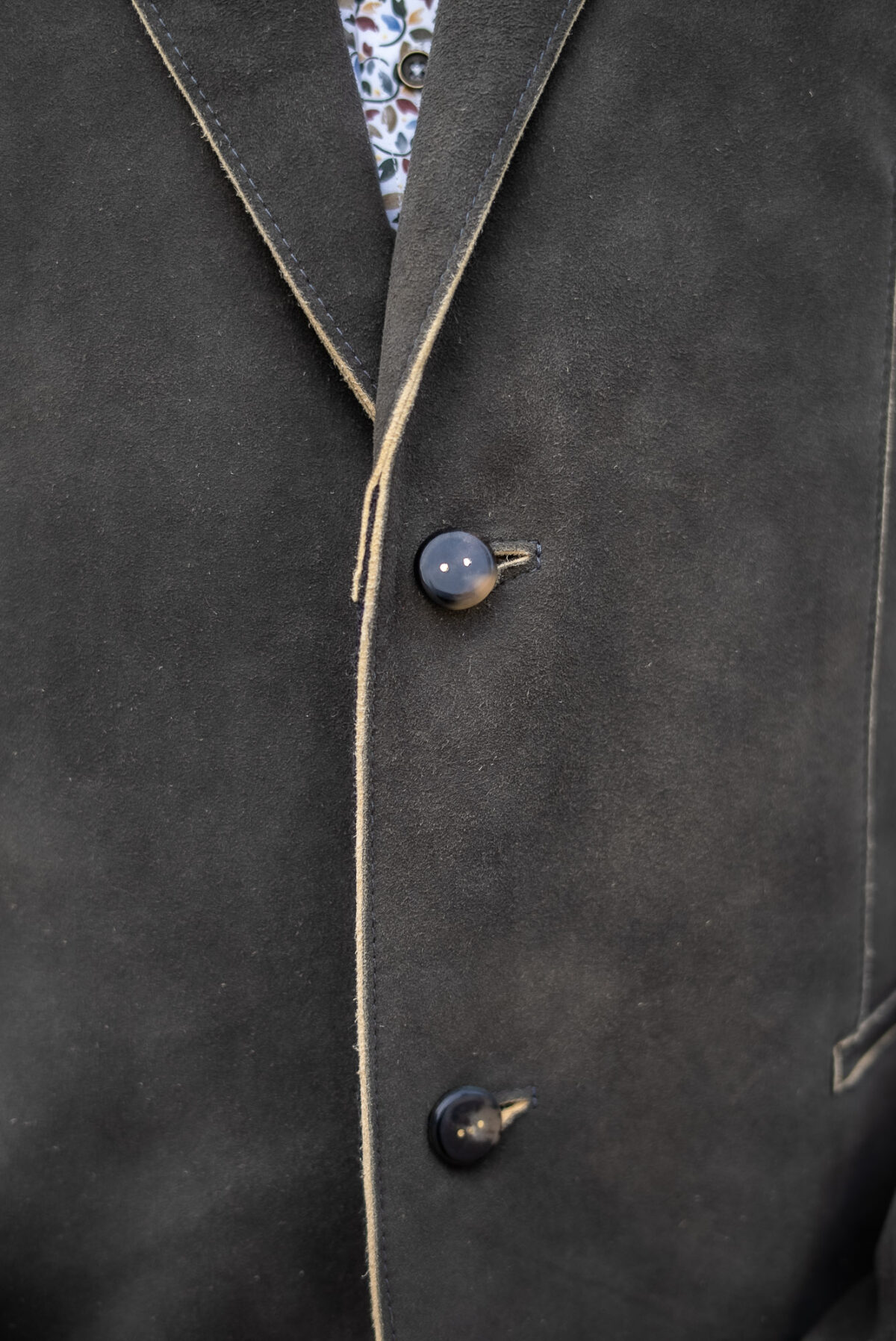Hirschlederjacke mit Büffelhornknöpfe – Bild 5
