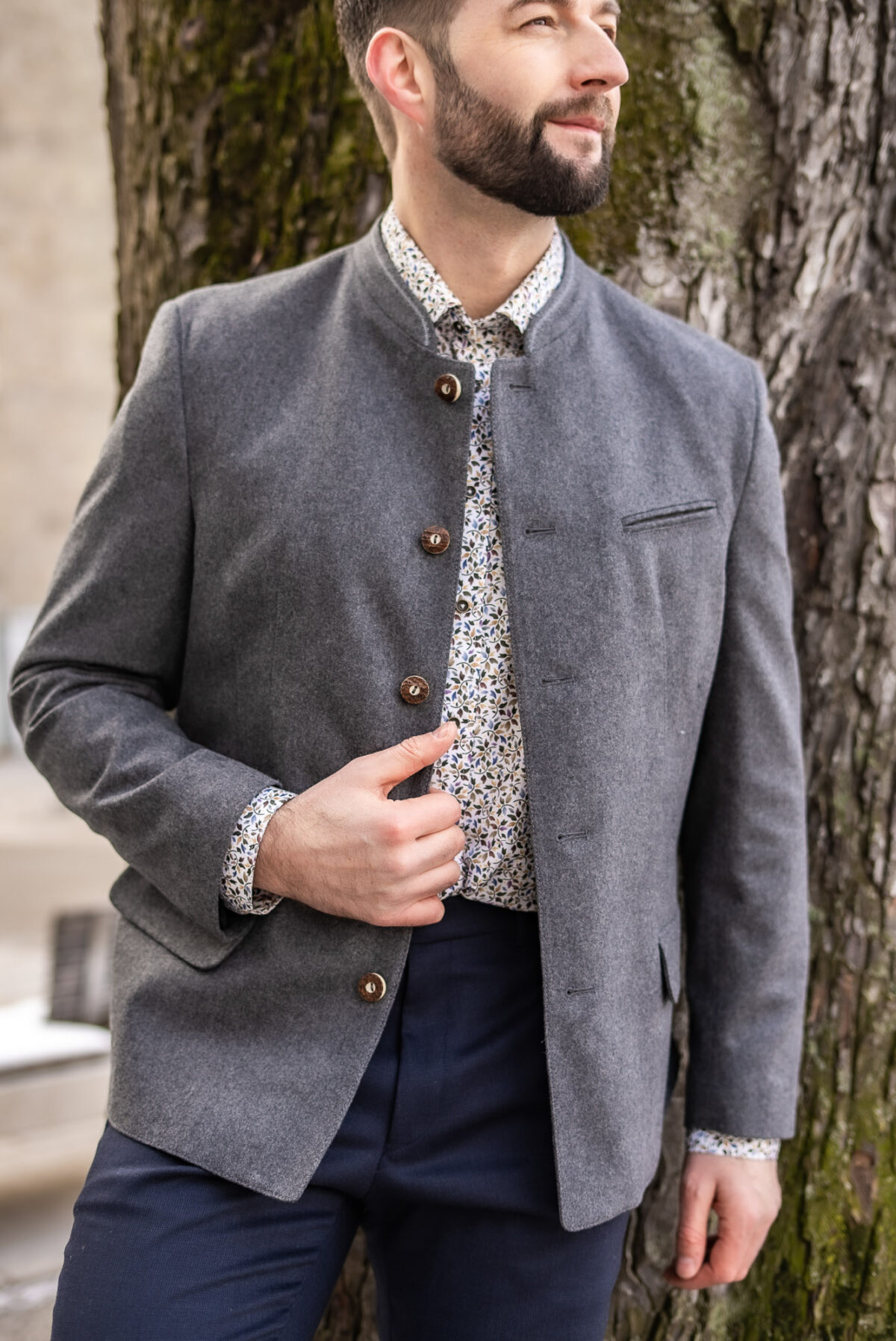 Herrenjacke Loden – Bild 4