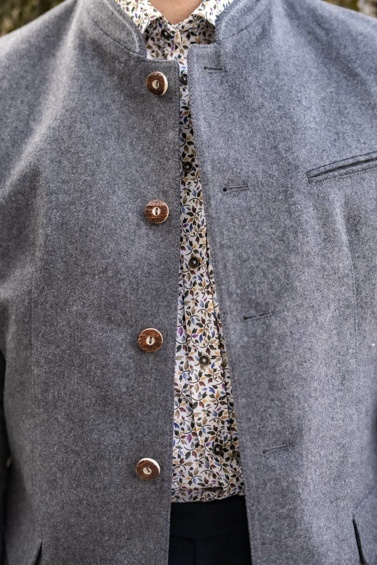 Herrenjacke Loden – Bild 5